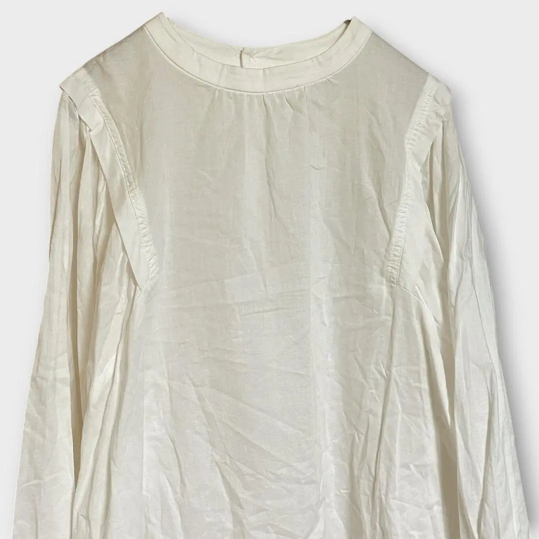 Kastane (Castane) White Tops Natural Cotton Free F Thin | Kastane(カスタネ) 白いトップス ナチュラル コットン フリー Ｆ薄手