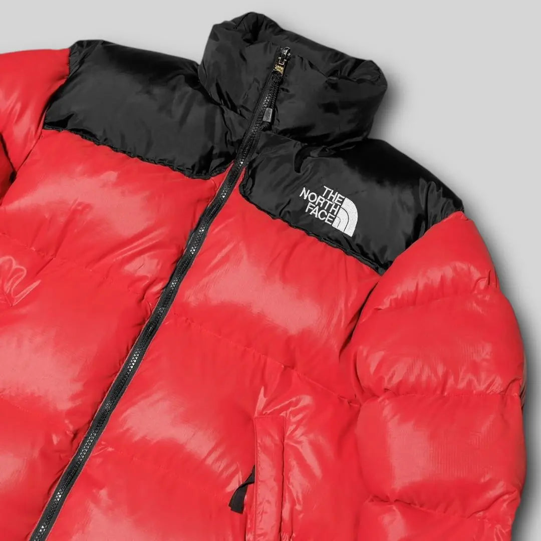 L★90s THE NORTH FACE★Nupsi Down Jacket★Red Black★98 Year