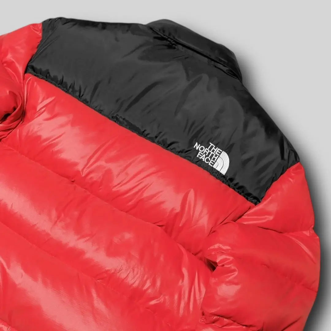 L★90s THE NORTH FACE★Nupsi Down Jacket★Red Black★98 Year