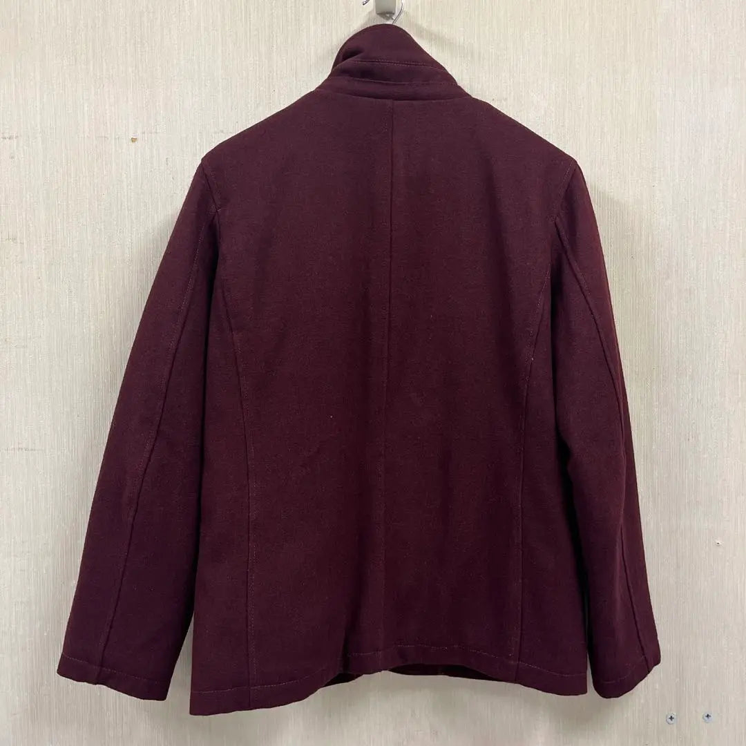 JNRD chaqueta de lana SZE2 Burdeos Hombre # 8553 | JNRD ウールジャケット SZE2 ボルドー メンズ ＃8553