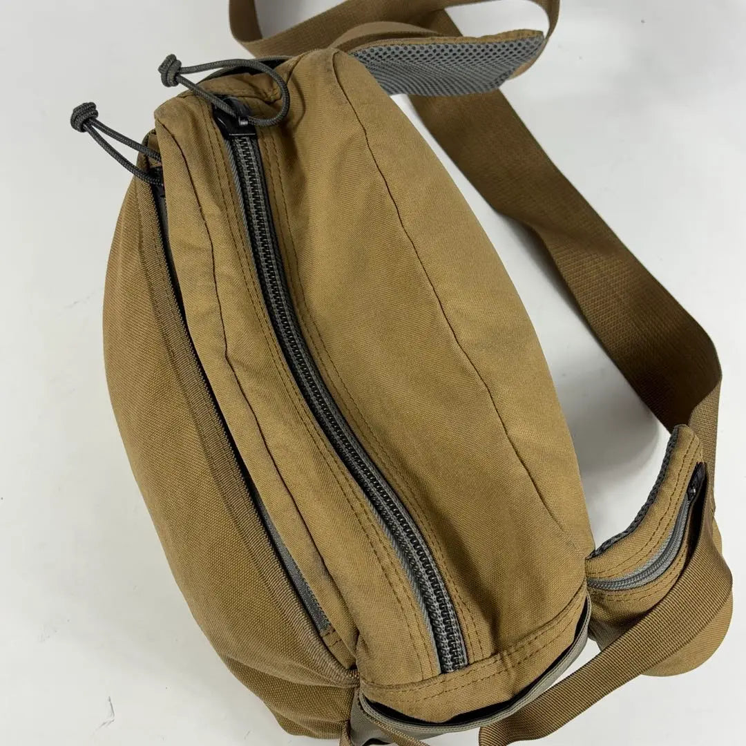 PORTER Porter Waist Bag STEALTH Brown Large Capacity