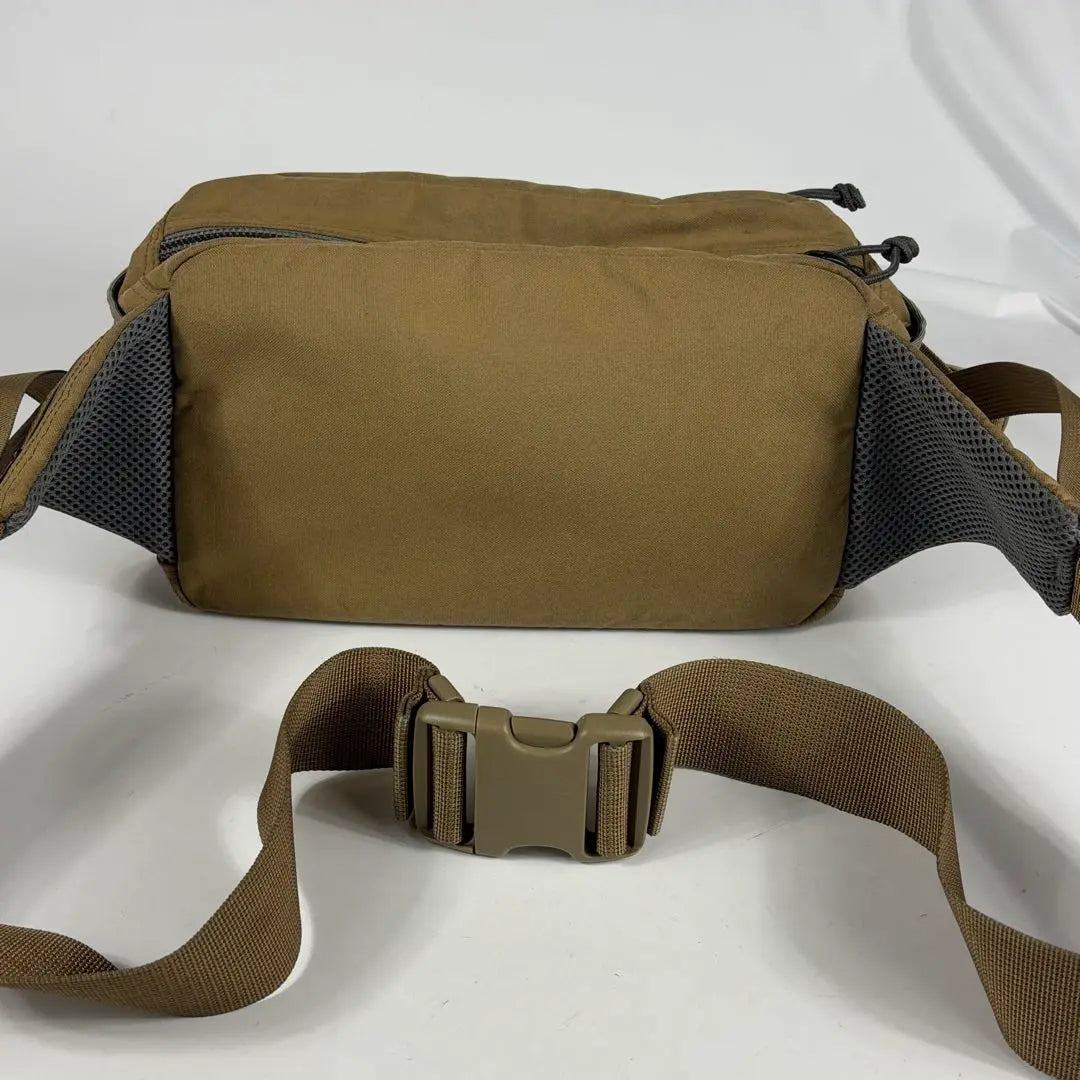 PORTER Porter Waist Bag STEALTH Brown Large Capacity