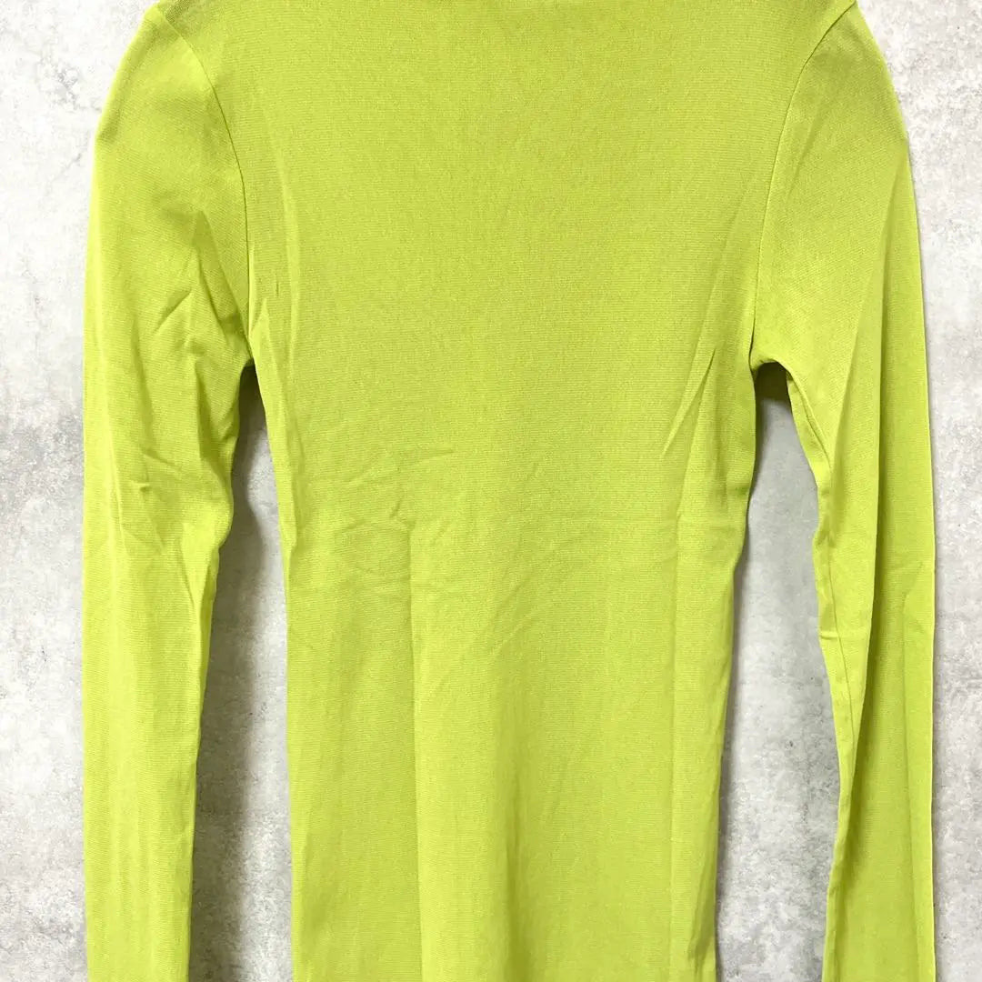 [Beautiful goods] Futierland Mellow Sier Tops Lime Green High Neck | 【美品】FutierLand メロウシアートップス　ライムグリーン　ハイネック