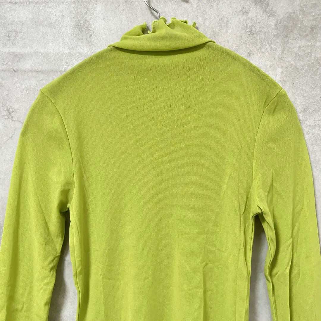 [Beautiful goods] Futierland Mellow Sier Tops Lime Green High Neck | 【美品】FutierLand メロウシアートップス　ライムグリーン　ハイネック