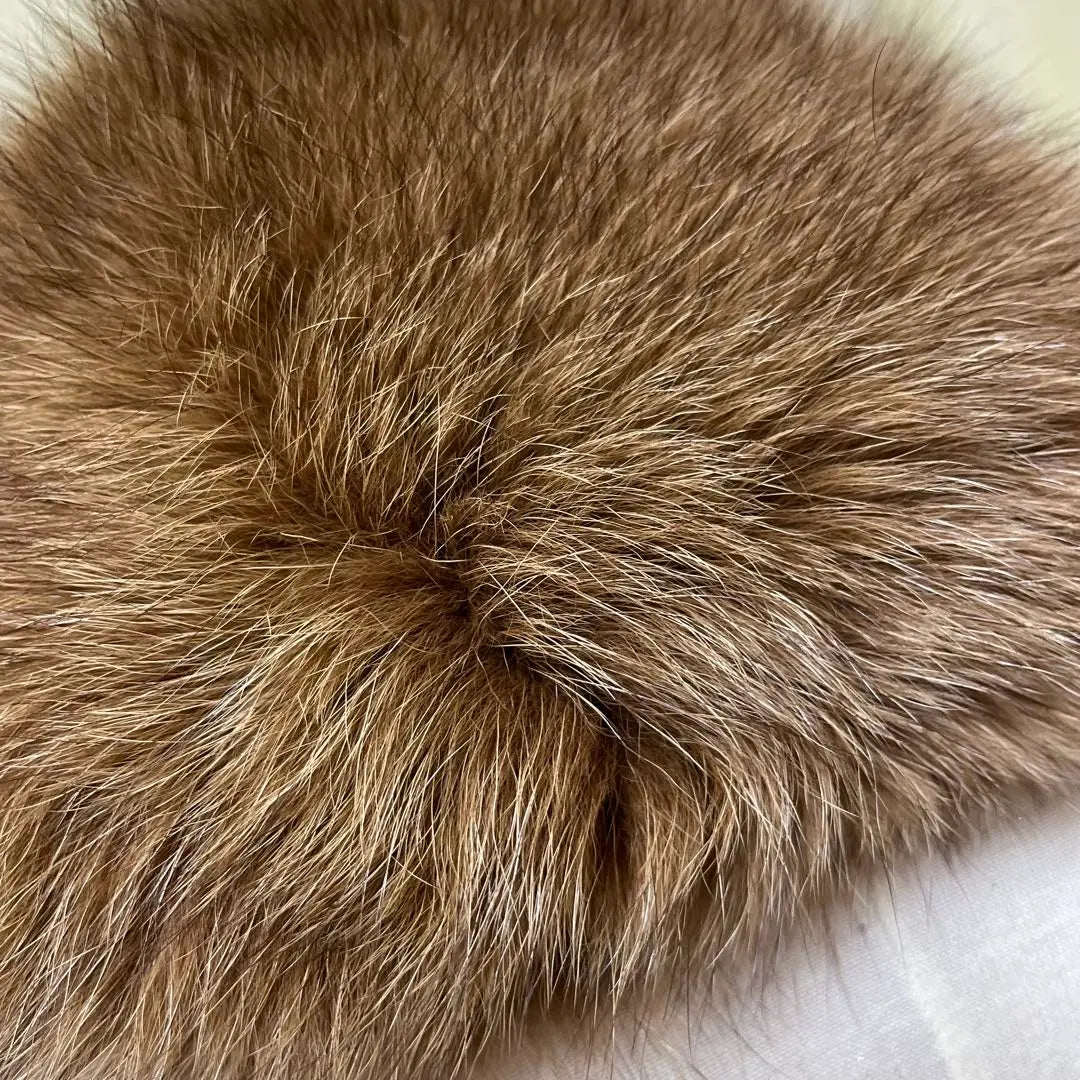 [Extremely Good Condition] Blue Fox Fur Fur Muffler Women's Brown