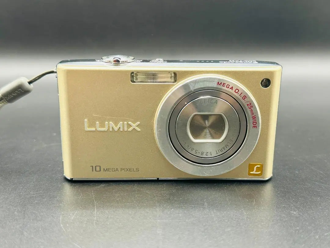 [Artículo raro] Panasonic DMC-FX35 Artículo dorado funcional