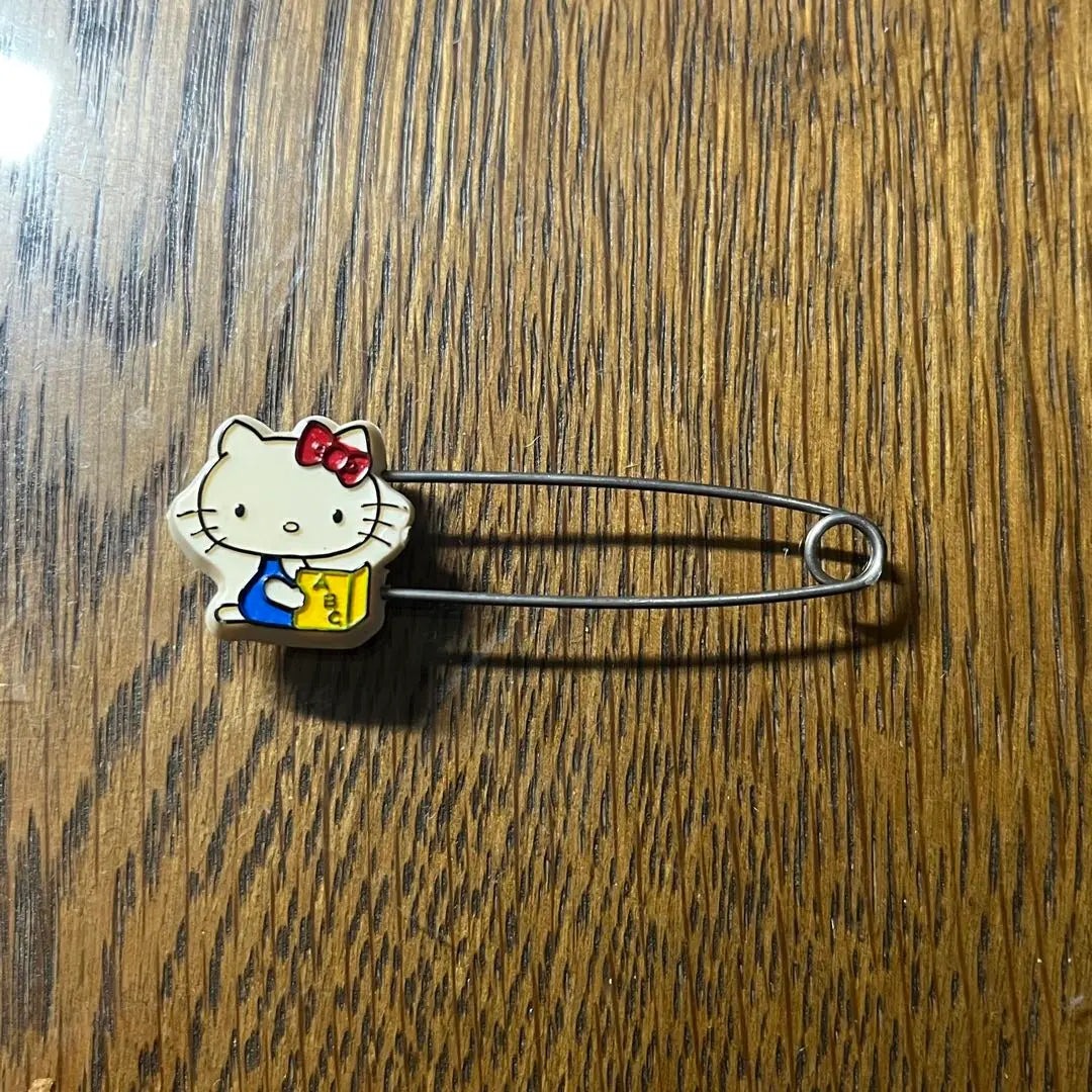 §Hello Kitty§Safety pin§Brooch§Showa§Sanrio removed