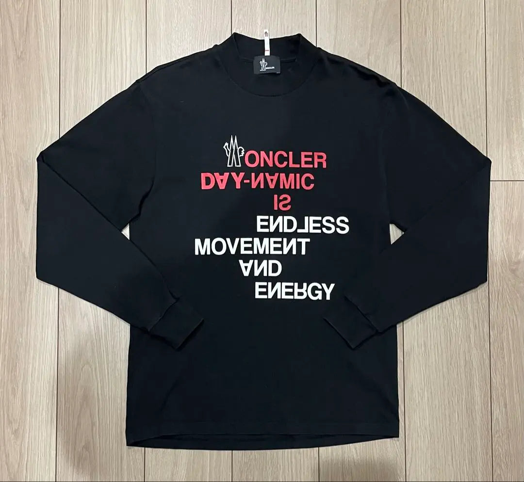 [Extremely beautiful] Moncree Grenoble long T-shirt black