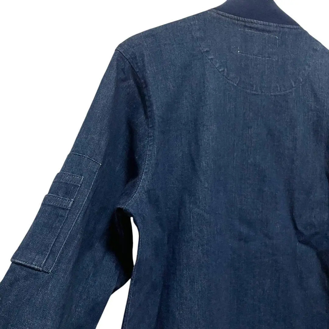 [M2 Squared] Denim MA-1 Blouson (M) Zip-up Jacket