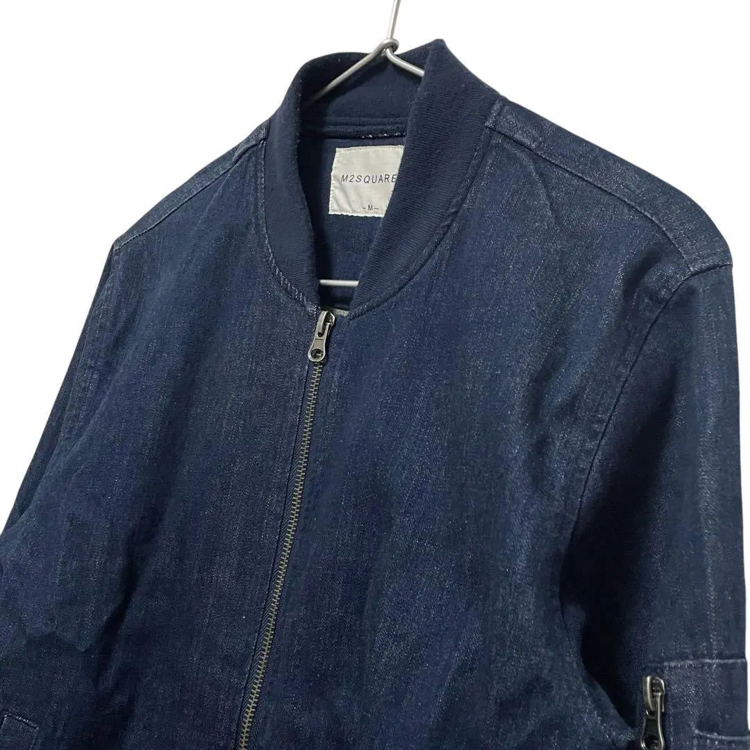 [M2 Squared] Denim MA-1 Blouson (M) Zip-up Jacket