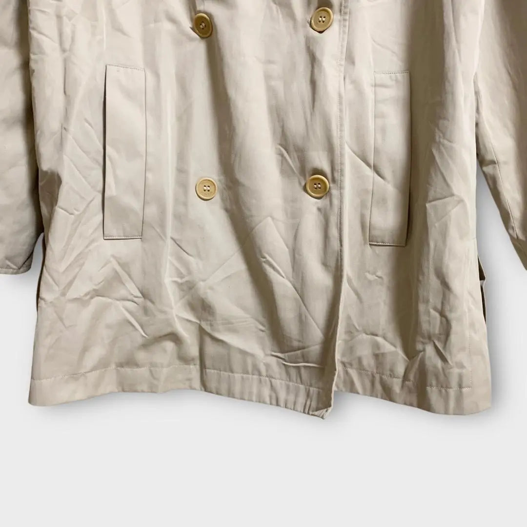 Spring coat, trench coat, beige, L, neat, commuting, spring and autumn outerwear