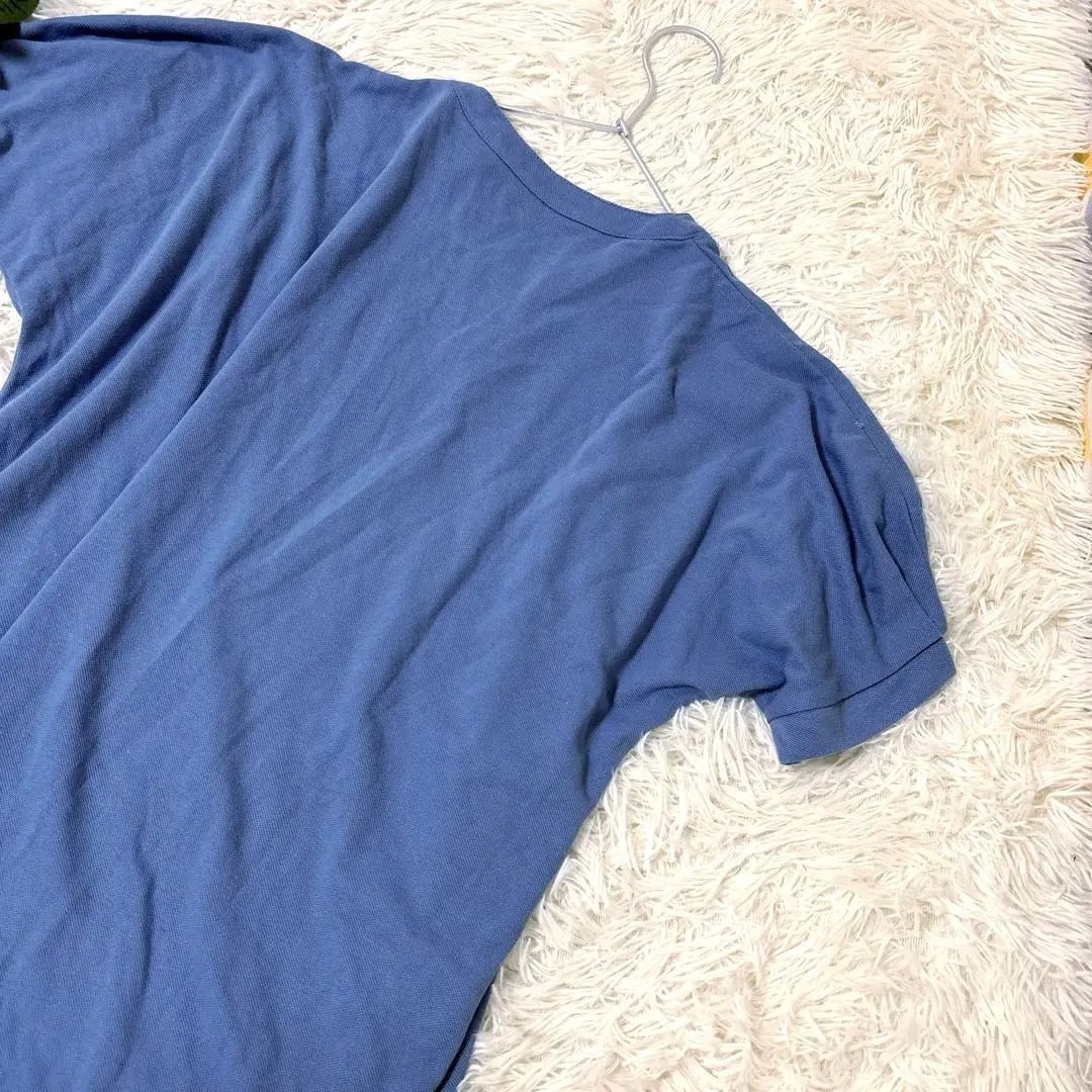 [Tag included] anyevise top cut and sew size L plain blue blue