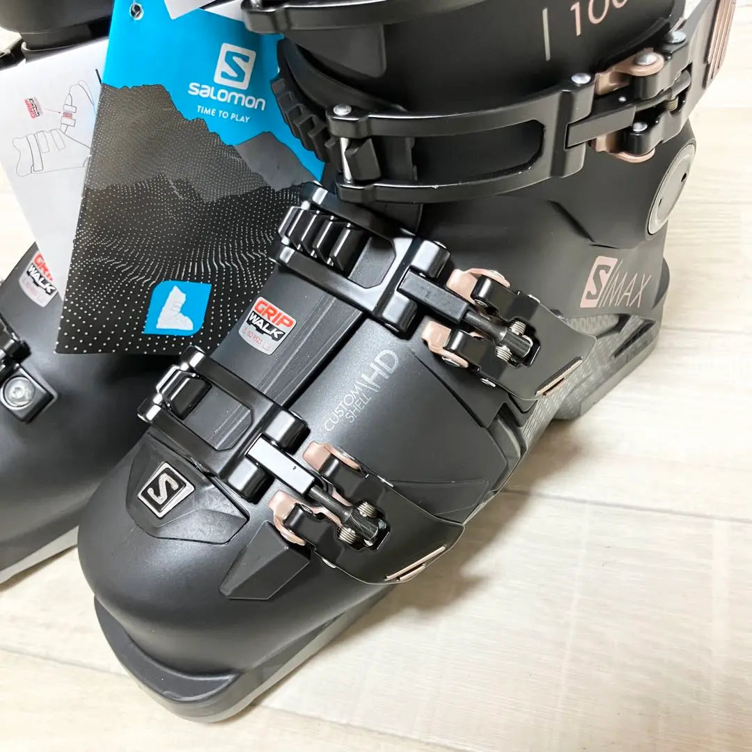 Botas de esquí Salomon S MAX 100W nuevas y sin usar para mujer 2022 | 新品未使用 サロモン S MAX 100Wスキーブーツ レディース 2022