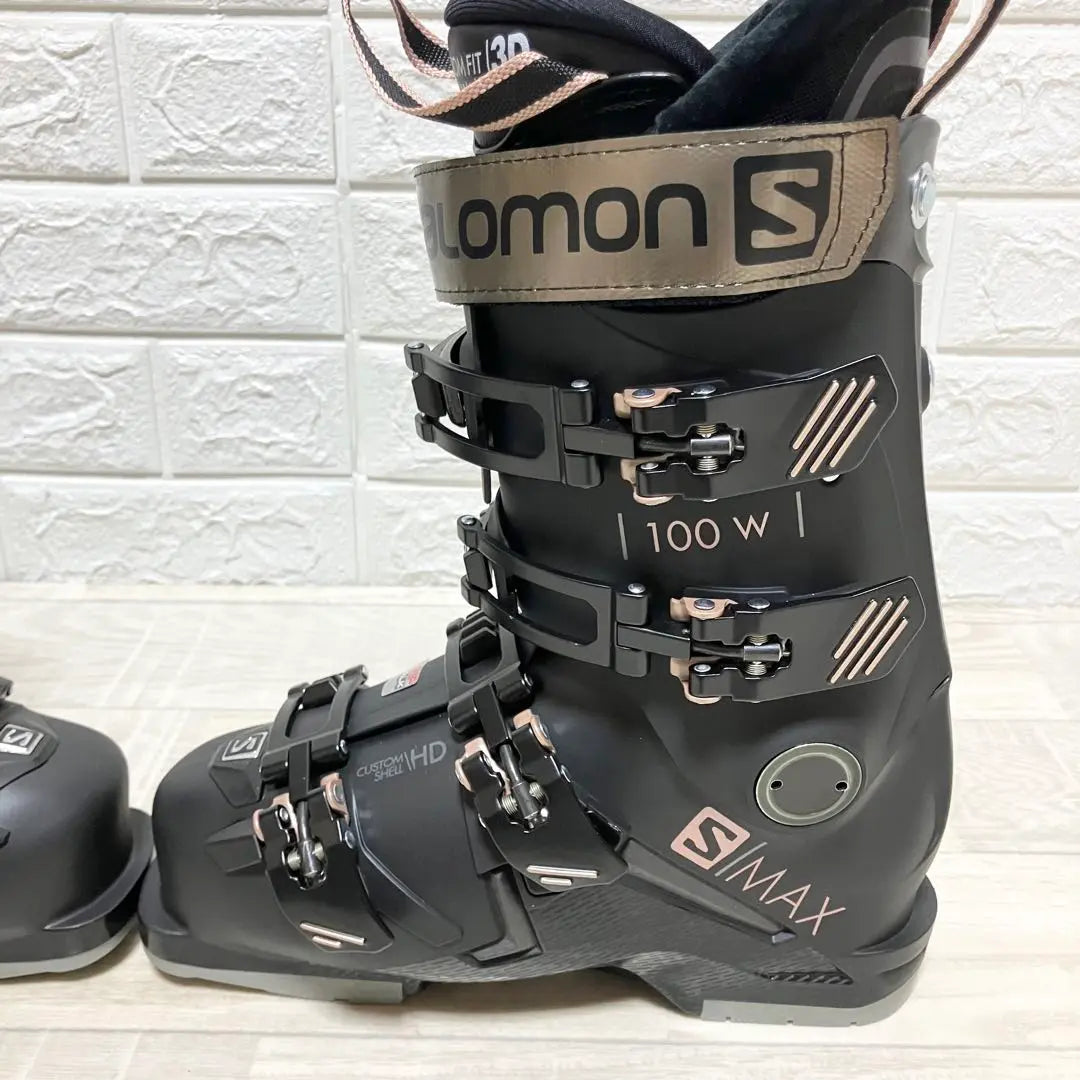 Brand new, unused Salomon S MAX 100W ski boots for women 2022 | 新品未使用 サロモン S MAX 100Wスキーブーツ レディース　2022年