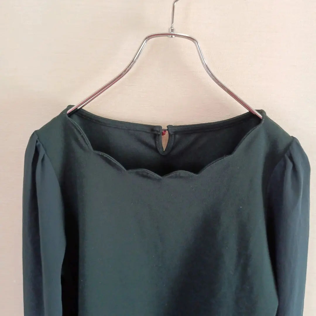 ◆Majestic Legon◆ Long sleeve top S docking Spring/Autumn ◆c1078 | ◆マジェスティックレゴン◆ 長袖トップス S ドッキング 春秋 ◆c1078