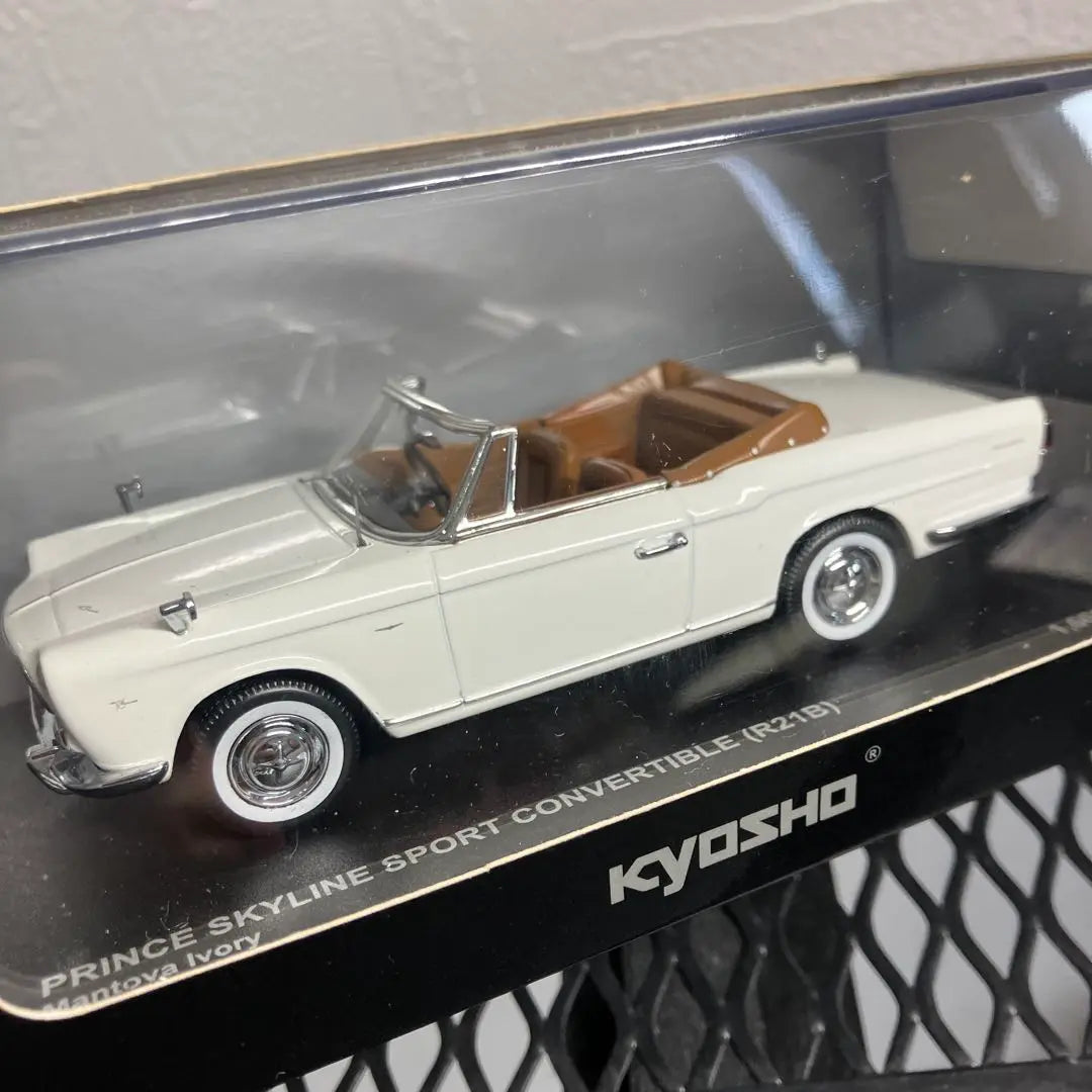 Minicoche Kyosho Prince Skyline Sports Convertible R21B | 京商 プリンス スカイライン スポーツ コンバーチブル R21B ミニカー