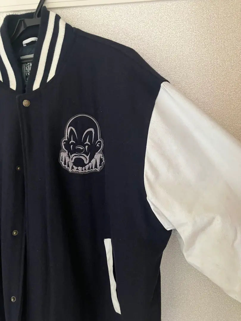 JOKER BRAND Stadium Jacket White Blue