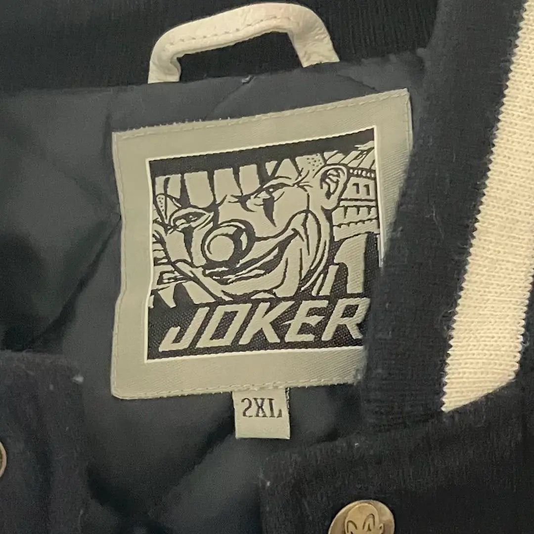 JOKER BRAND Stadium Jacket White Blue