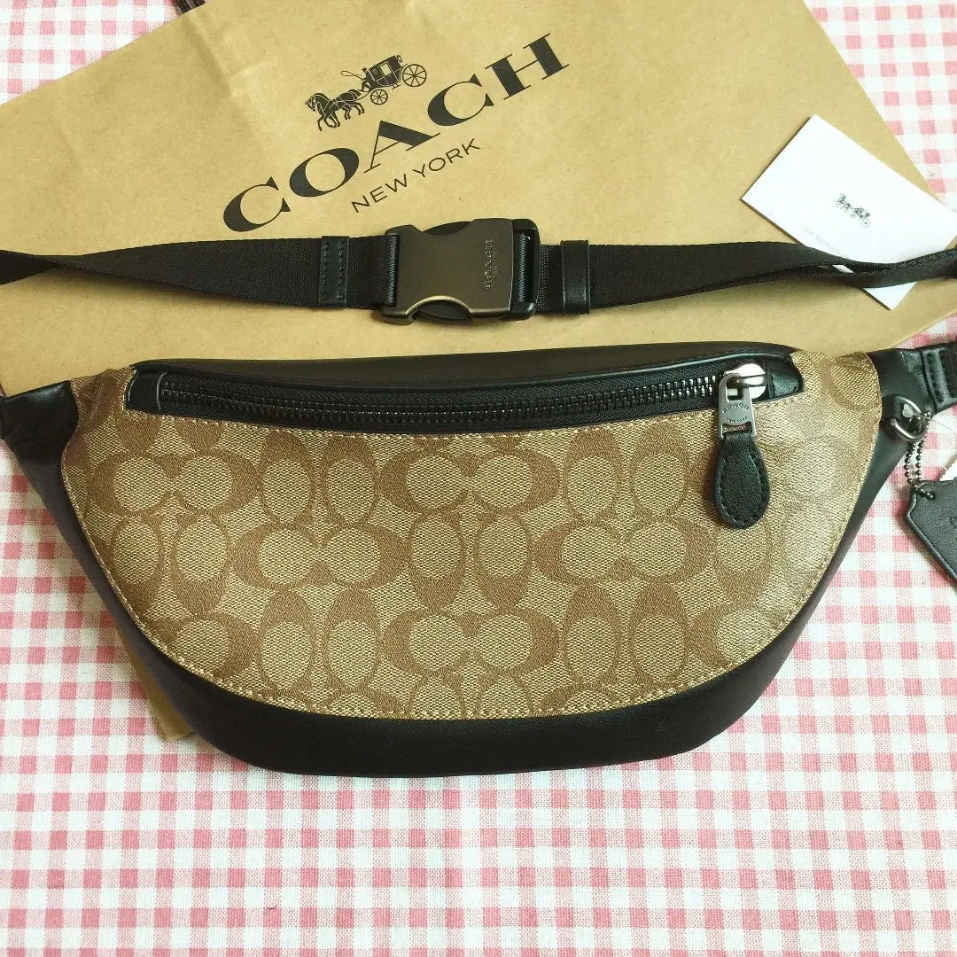 Coach bag F78777 Belt bag Body bag Waist bag Slanted