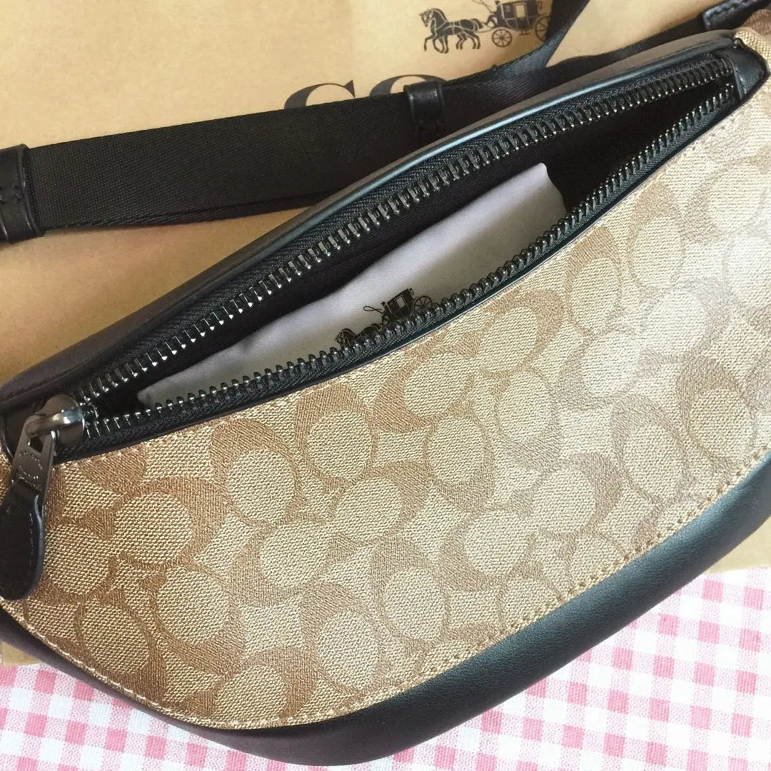 Coach bag F78777 Belt bag Body bag Waist bag Slanted