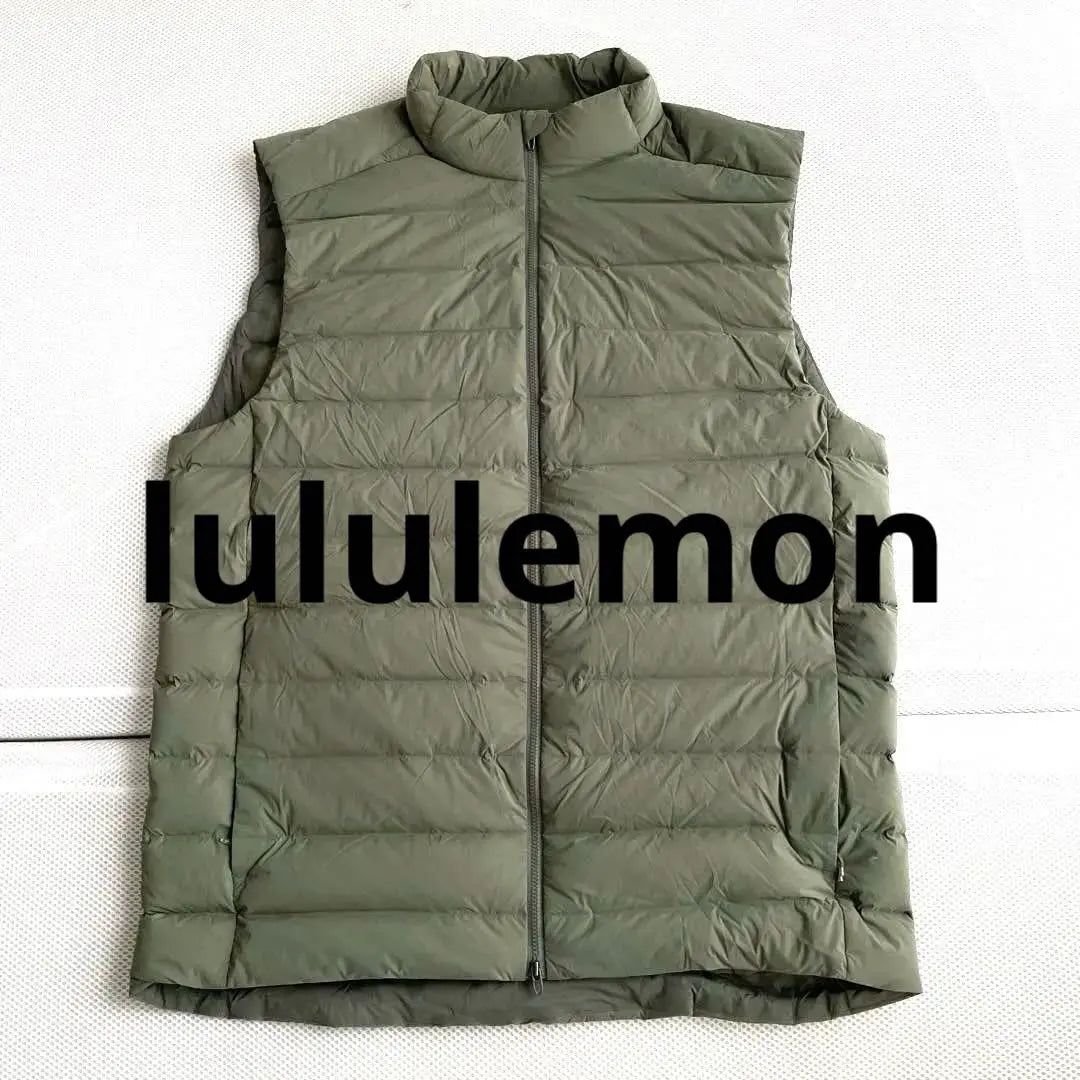 Lurelemon Lululemon Down Best Khaki Men's | ルルレモン lululemon ダウンベスト カーキ メンズ