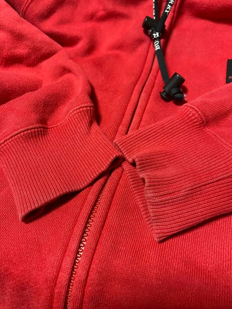 BURBERRY Hooded Hoodie 120A Red