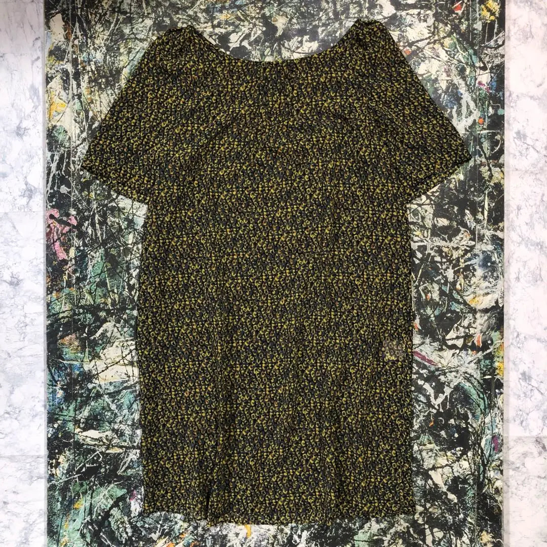 [Good condition] Alluaville-leopard sheer dress size M