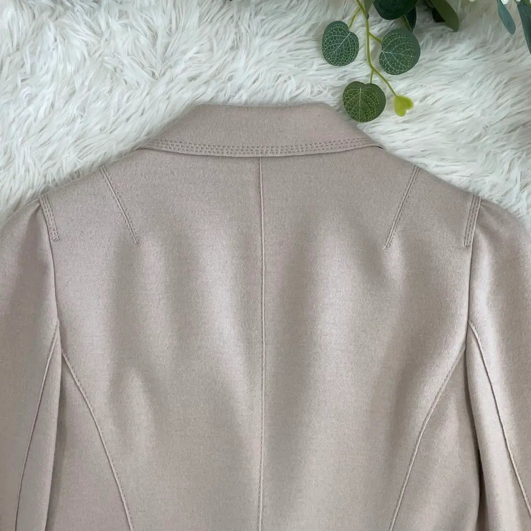 Buen estado ★ SIN TÍTULO chaqueta beige índice blusa 2 juegos