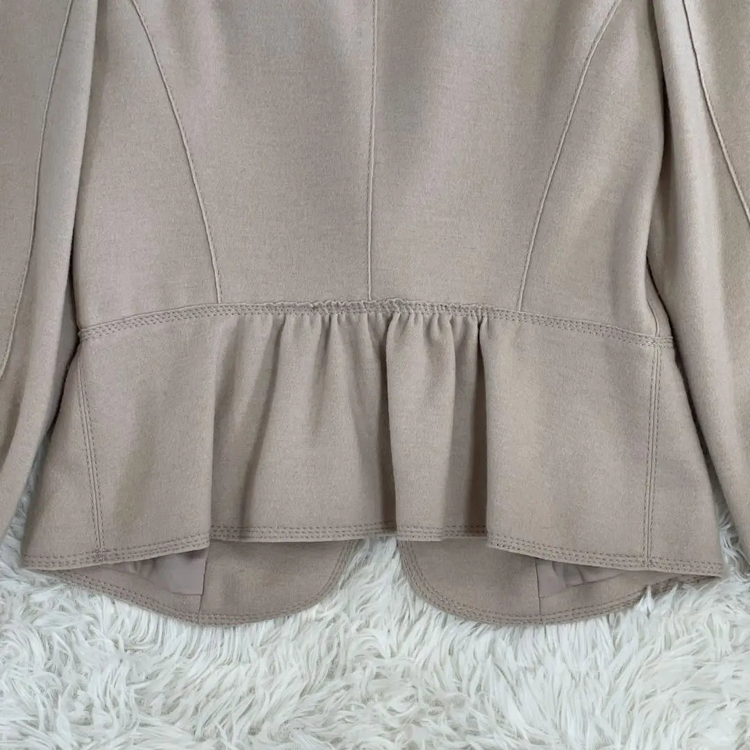 Buen estado ★ SIN TÍTULO chaqueta beige índice blusa 2 juegos