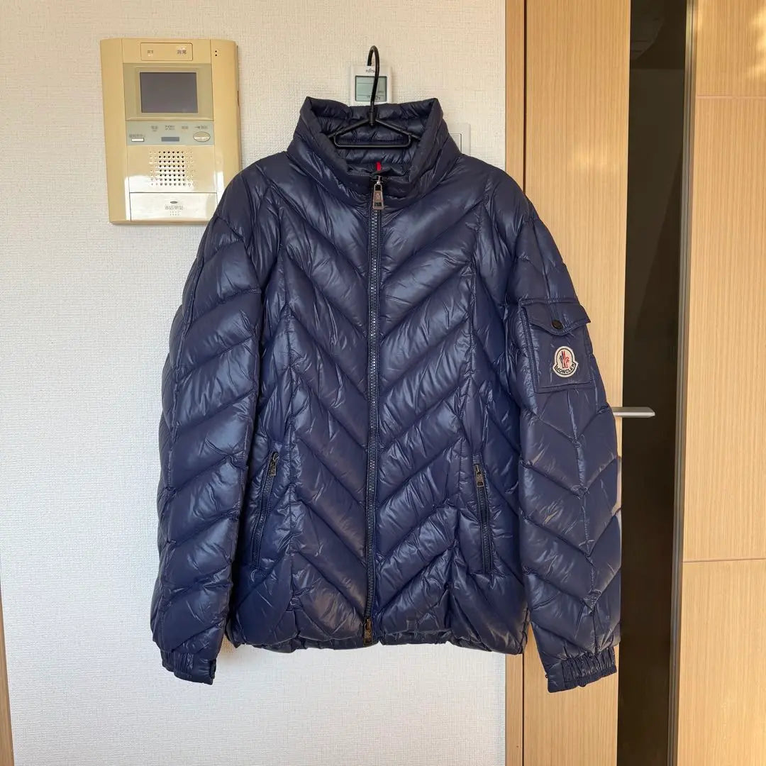 Plumón Moncler Azul Oscuro Hombre Talla L | モンクレール ダークブルー メンズ ダウン Lサイズ