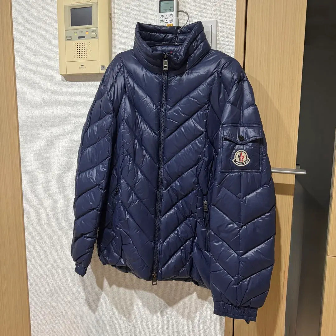 Plumón Moncler Azul Oscuro Hombre Talla L | モンクレール ダークブルー メンズ ダウン Lサイズ