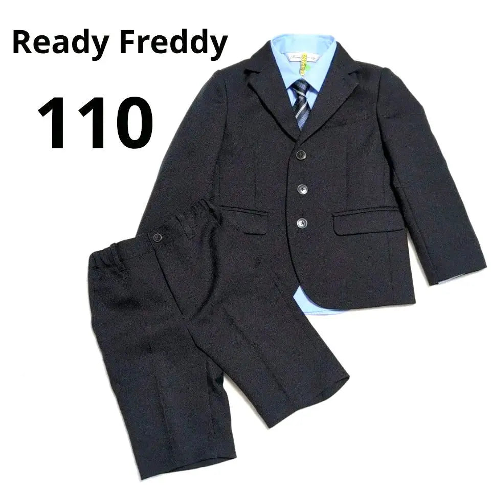 [Belleza] Traje de dama Freddy para niños, ceremonia formal, azul profundo 110