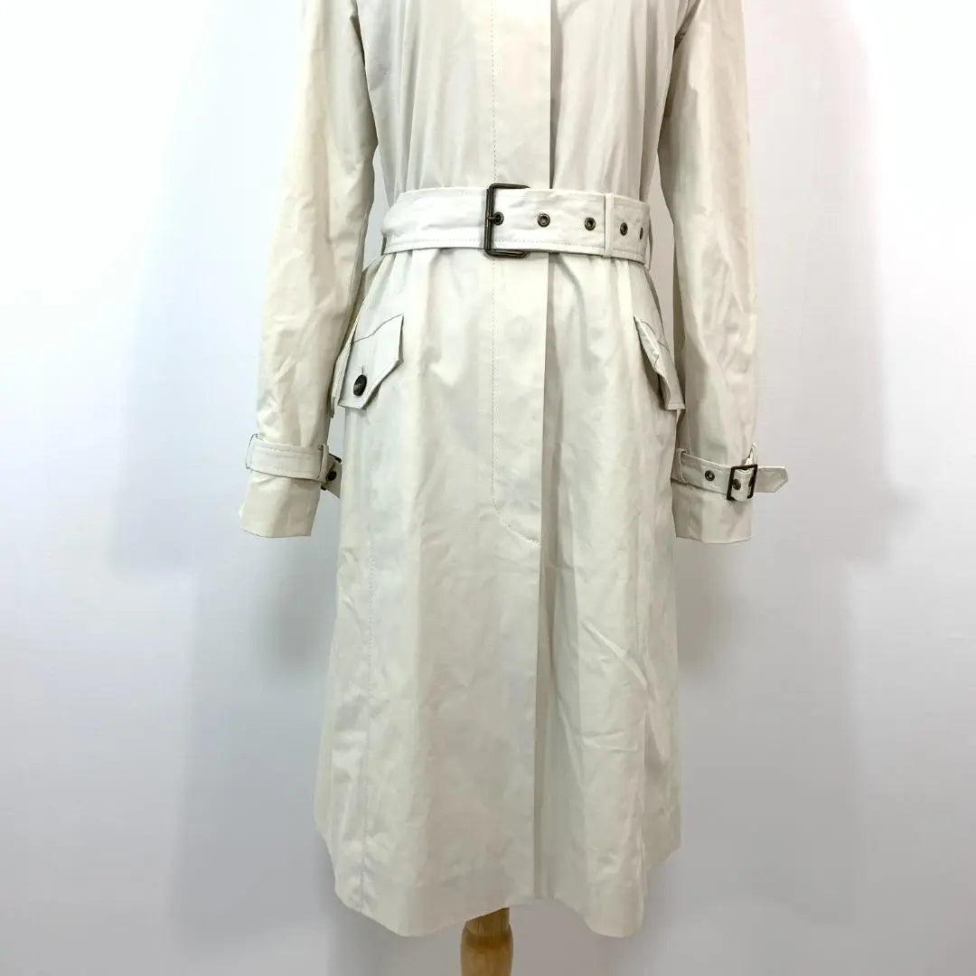 LA5302 Michael Kors Belt Long Trench Coat Beige 4