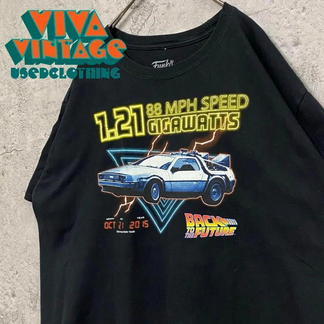 Rare [Used Clothing] Back to the Future Movie T-Shirt Men's XL