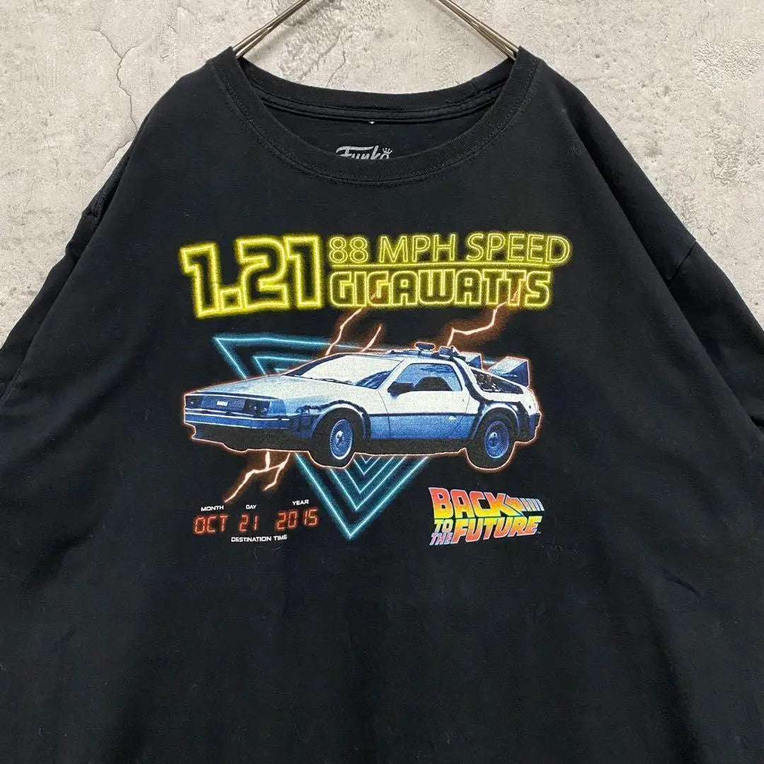 Rare [Used Clothing] Back to the Future Movie T-Shirt Men's XL