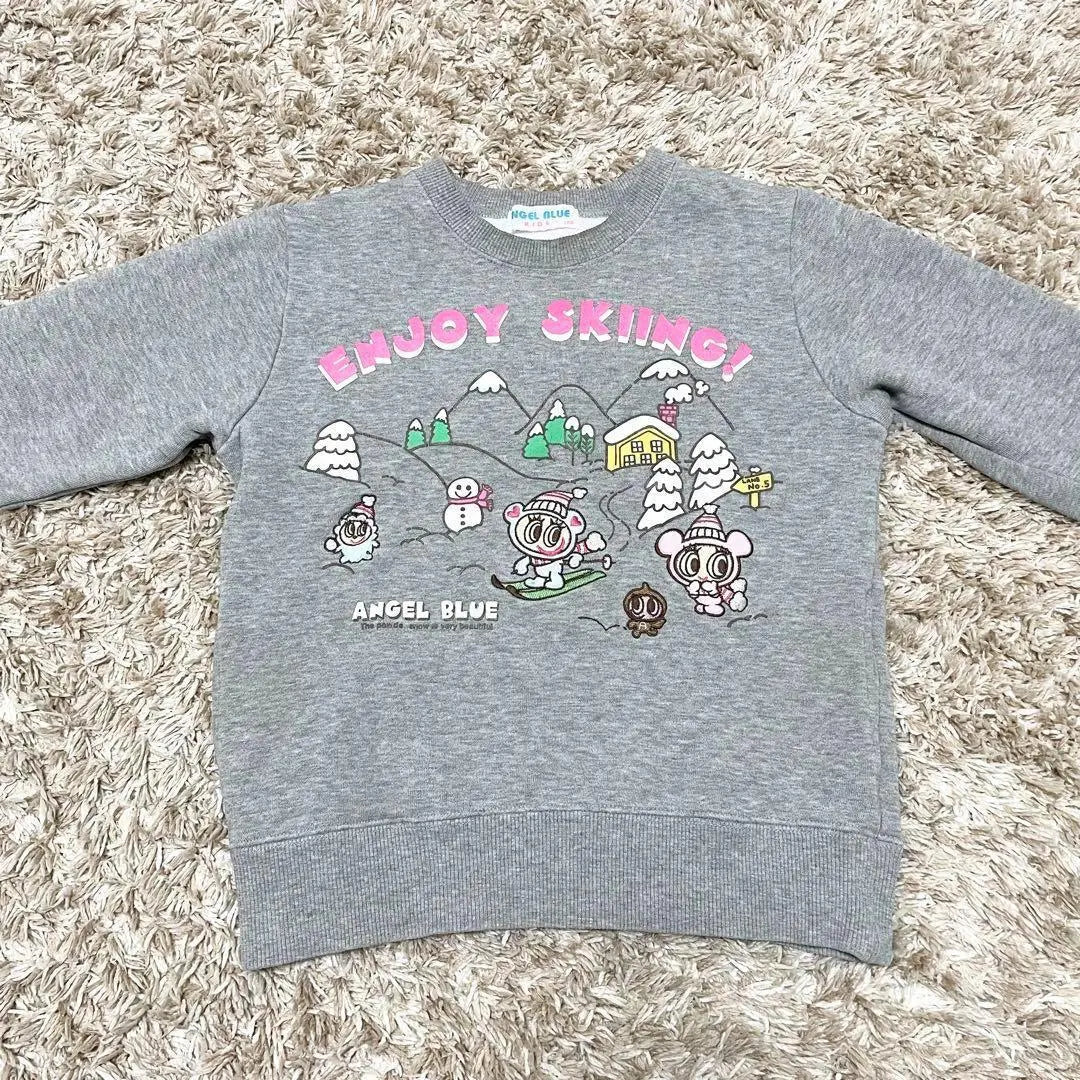 Angel Blue 120 Long Sleeve Sweatshirt Autumn/Winter Tops Nakamura-kun Retro