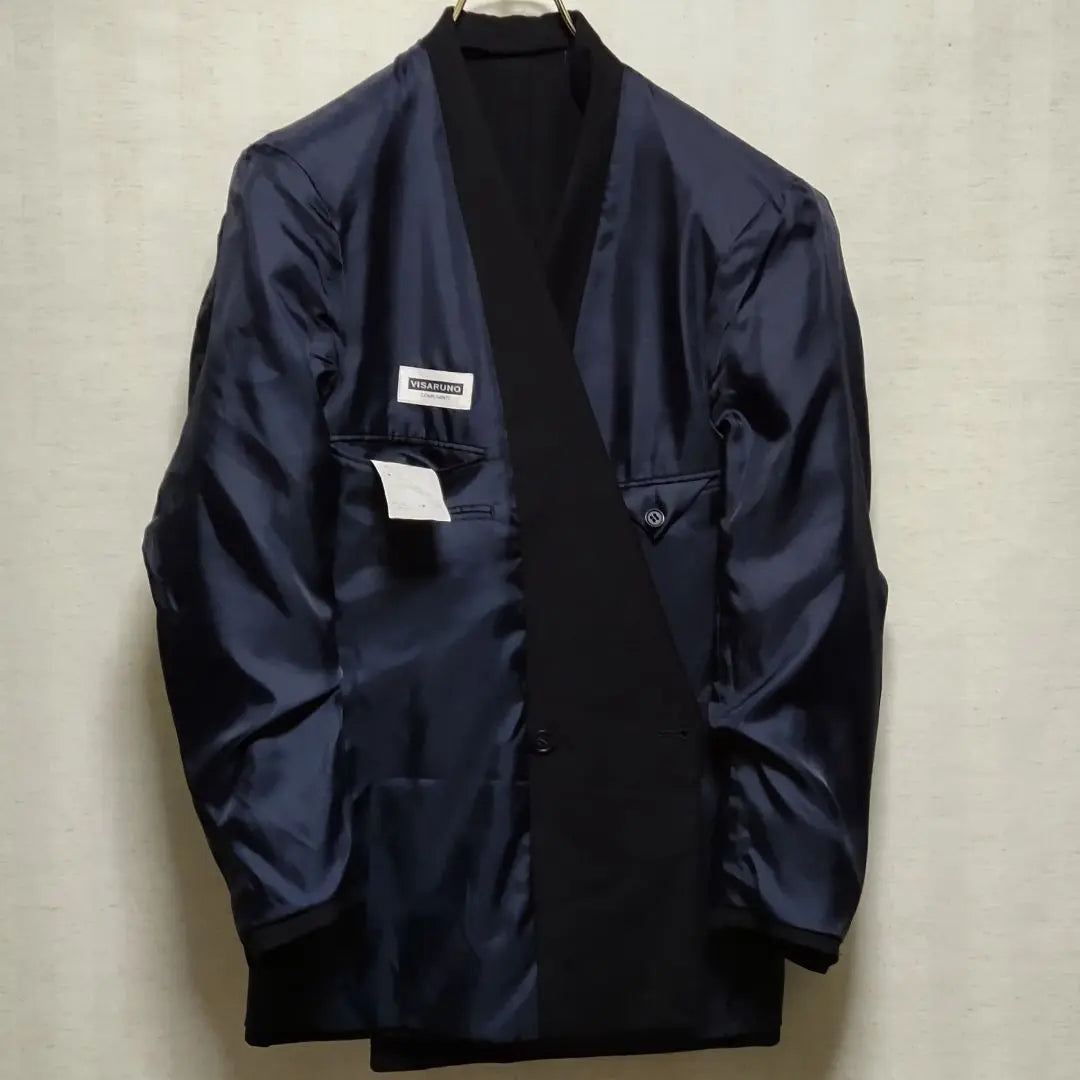 Chaqueta sastre de hombre azul marino con botones doble M Azul oscuro, bonito estado, alta calidad | 紺ブレ金ボタンダブル M メンズ テーラードジャケット 濃紺 美品 上質