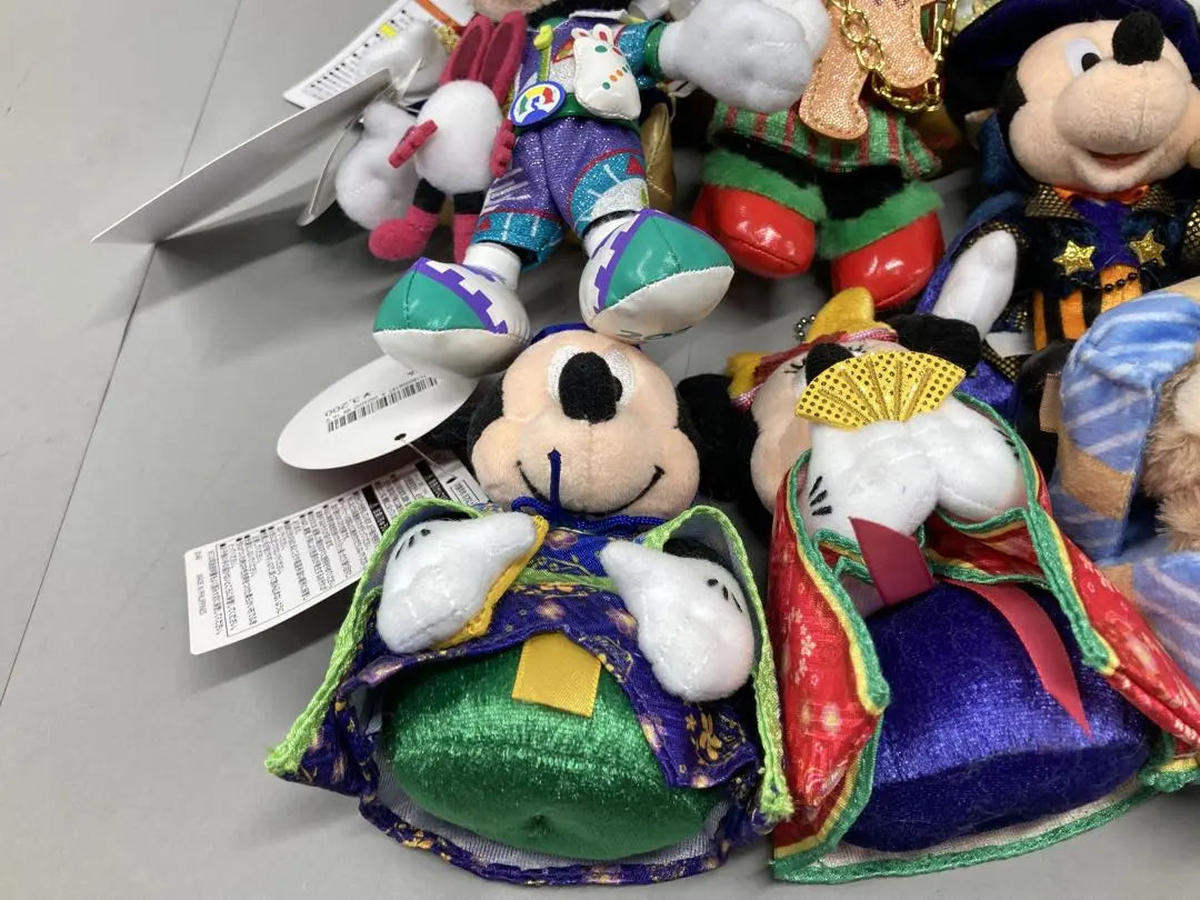 Disney Plush Keychain Set of 12