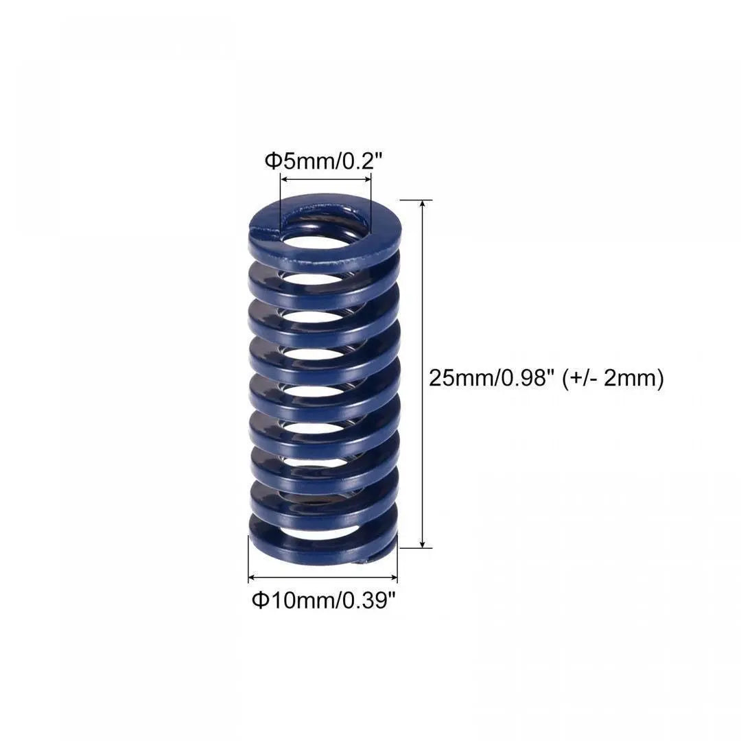 ⭐️Muelle de troquel de 10 mm de diámetro exterior y 25 mm para impresora 3D, color azul, 20 unidades