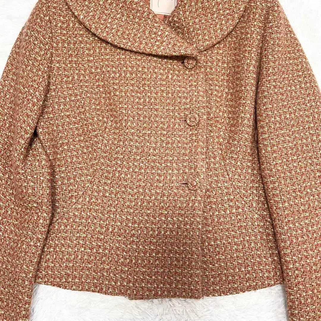 [Good condition✨] Sibilla coat, outerwear, short, actress collar, tweed