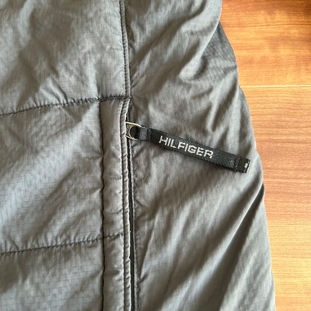 << Beauty >> HILFIGER Gray Nylon Jacket L