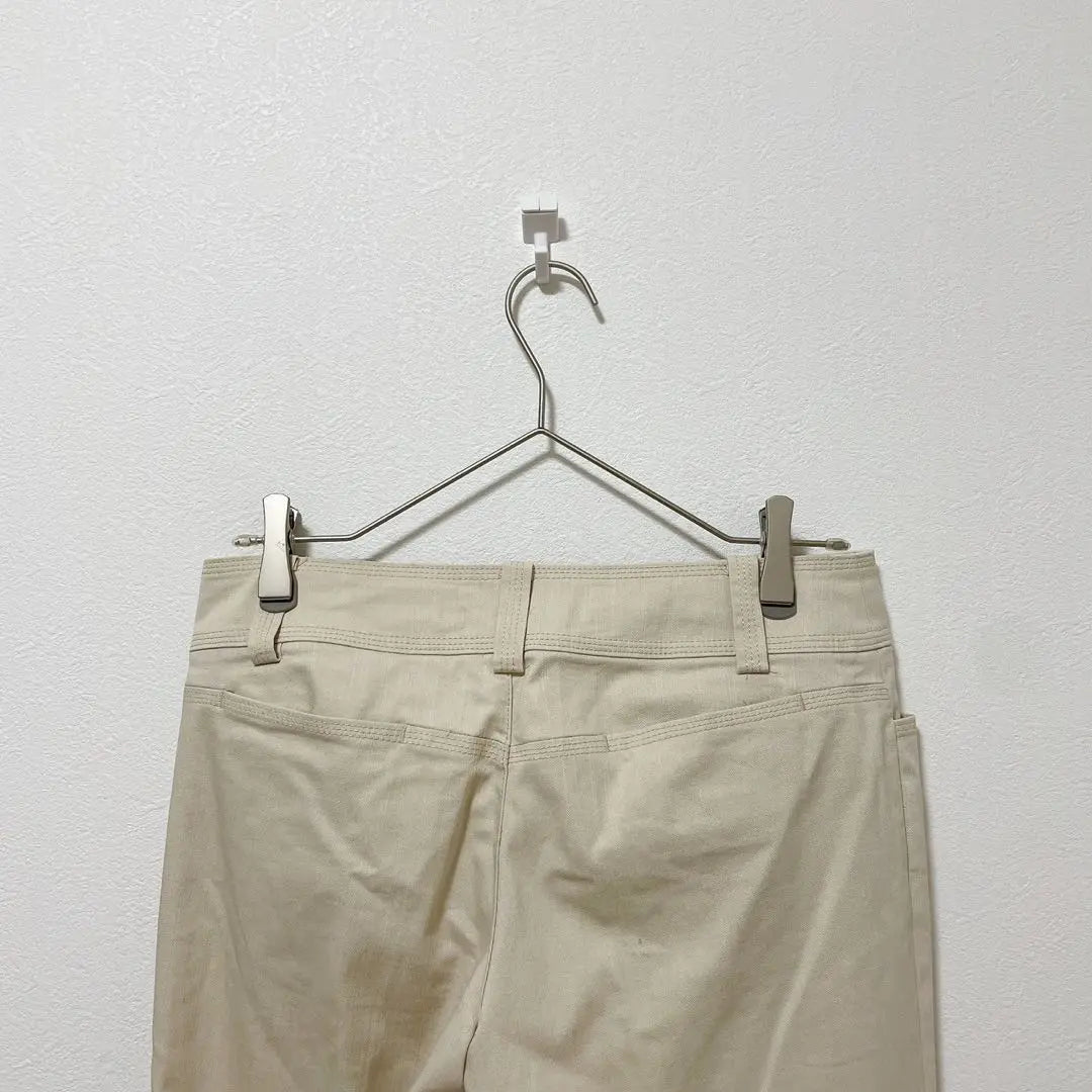 [VOICEMAIL] Beige casual pants, straight, made in Japan, L | 【VOICEMAIL】ベージュ カジュアルパンツ ストレート 日本製 L