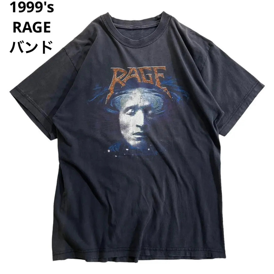 1999(90s) Band RAGE Ghosts Double-sided Printed T-shirt