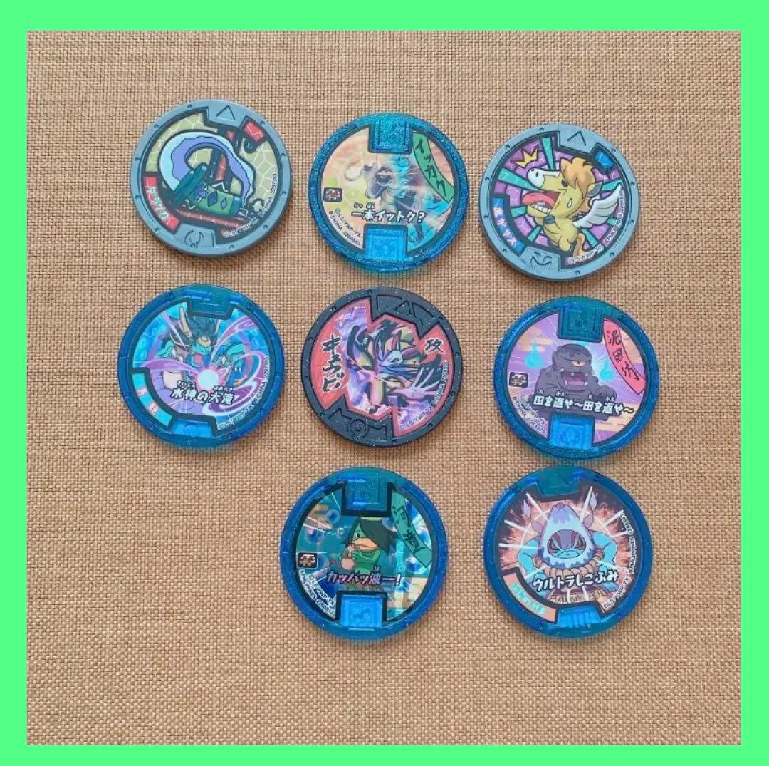 ❤️Conjunto de 8 medallas Yokai Watch, personaje de juguete Yokai Watch