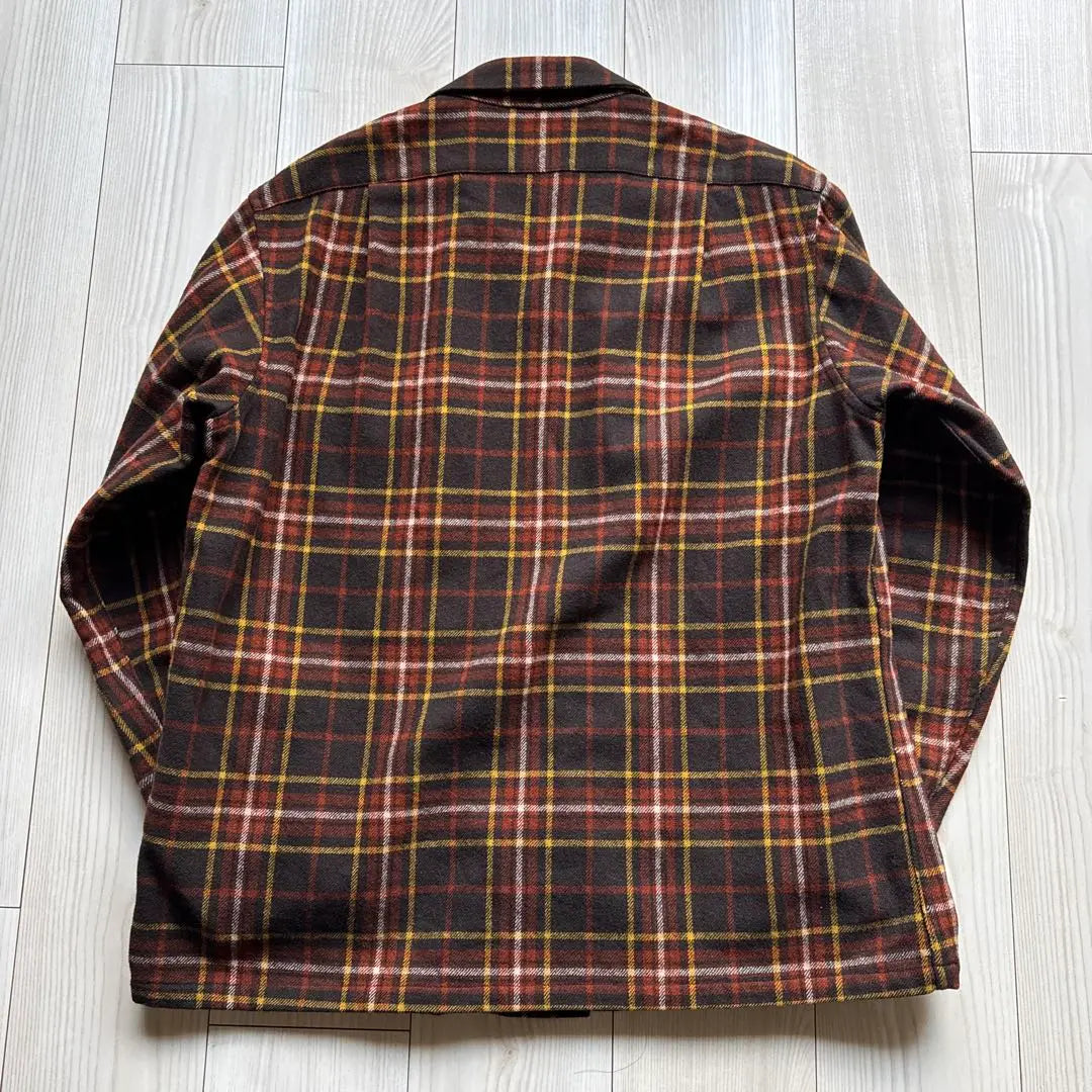 Super Rare 60's Pendleton PENDLETON Open Collar Wool Open Collar