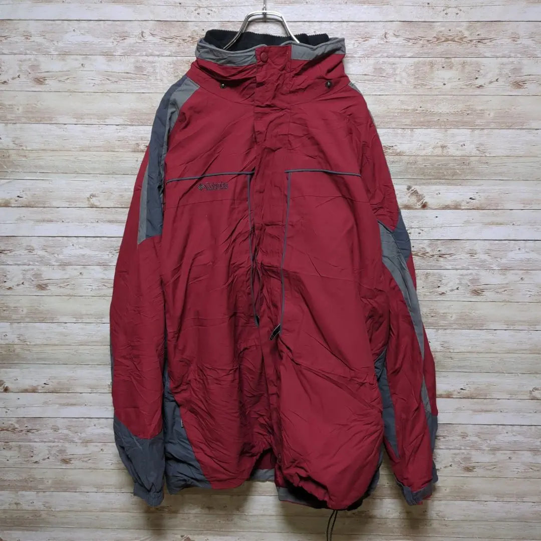 [c37] Columbia 90s nylon jacket with inner fleece