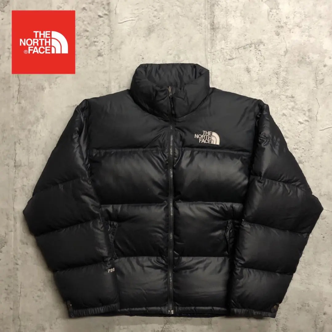 Embroidered Nupsi L Black 700 Fill The North Face Down Jacket | 刺繍　ヌプシ　L ブラック　700フィル ザノースフェイス　ダウンジャケット