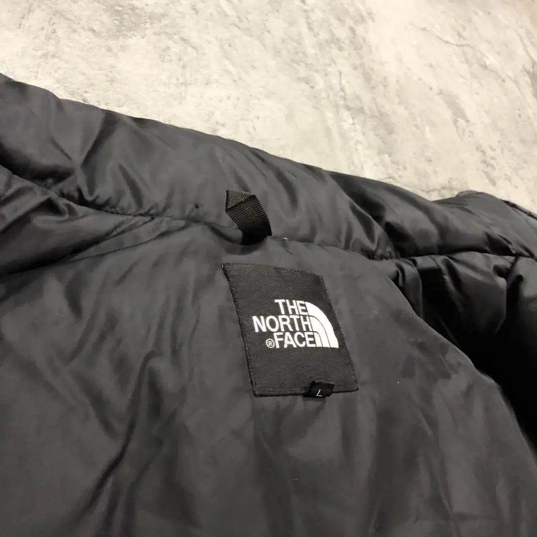 Chaqueta de plumón The North Face Nupsi L 700 Fill negra bordada | 刺繍 ヌプシ L ブラック 700フィル ザノースフェイス ダウンジャケット