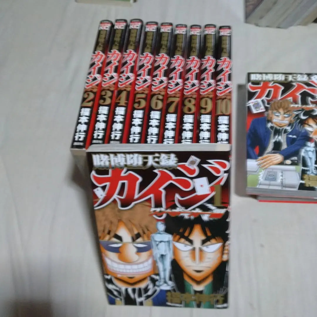 Gambling Apocalypse Kaiji One Poker Edition Volumes 1-12, with bonus | 賭博堕天録カイジ ワン・ポーカー編1〜12巻　おまけつき