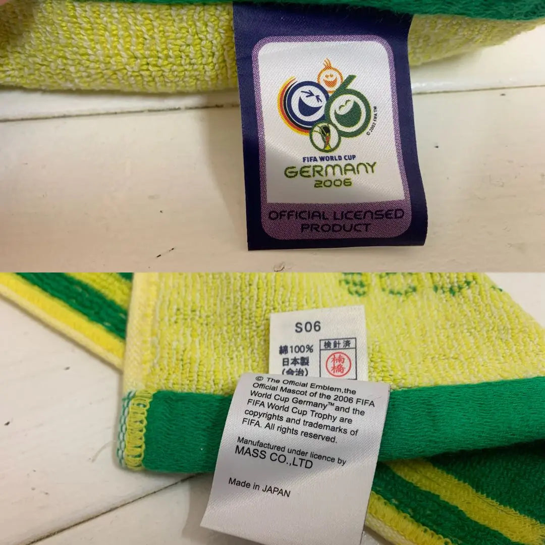 2006 Brazilian national team Japan national team Nakata Hidetoshi Yakult Swallows Towel set of 4